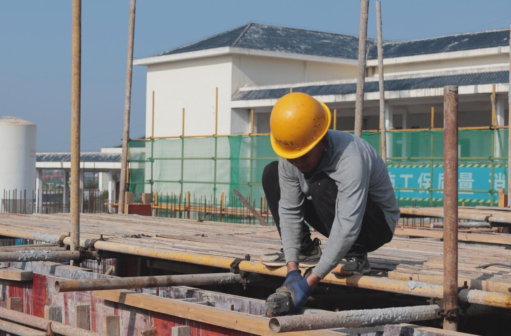 国庆我在岗 | 重点项目不放假 供水工程建设忙