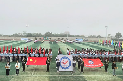 衡阳县职业中专第26届田径运动会启幕