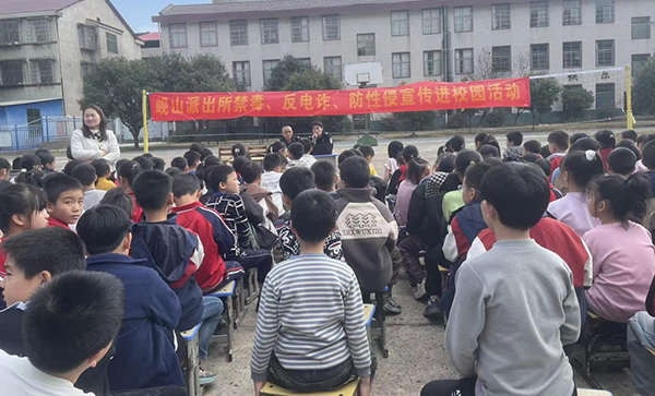 衡阳县岘山联合学校：法治宣讲进校园 筑牢青春防护墙