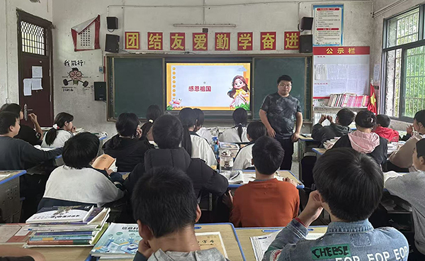 衡阳县古井中学：感恩于心  践之于行