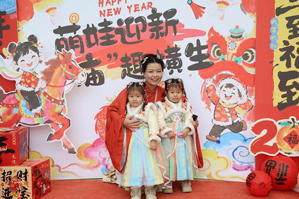 衡阳县合顺幼儿园：逛庙会承传统，品年味启新程