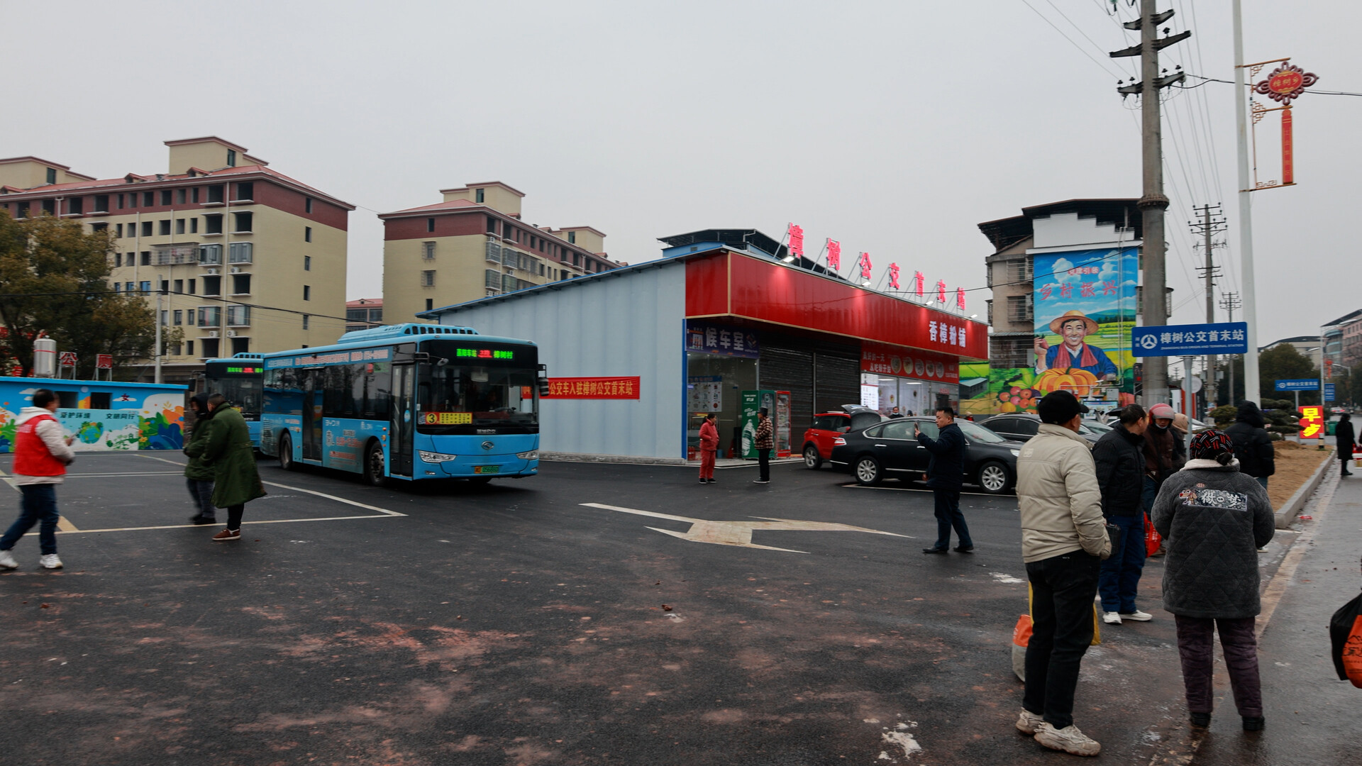 樟树乡：新公交首末站正式运营，市民出行更便捷