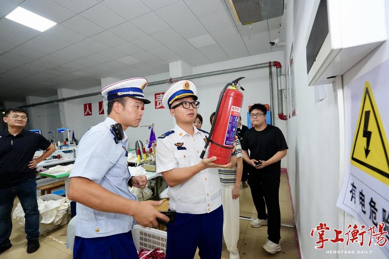 我市开展“平安雁城”第二次消防安全集中夜查行动