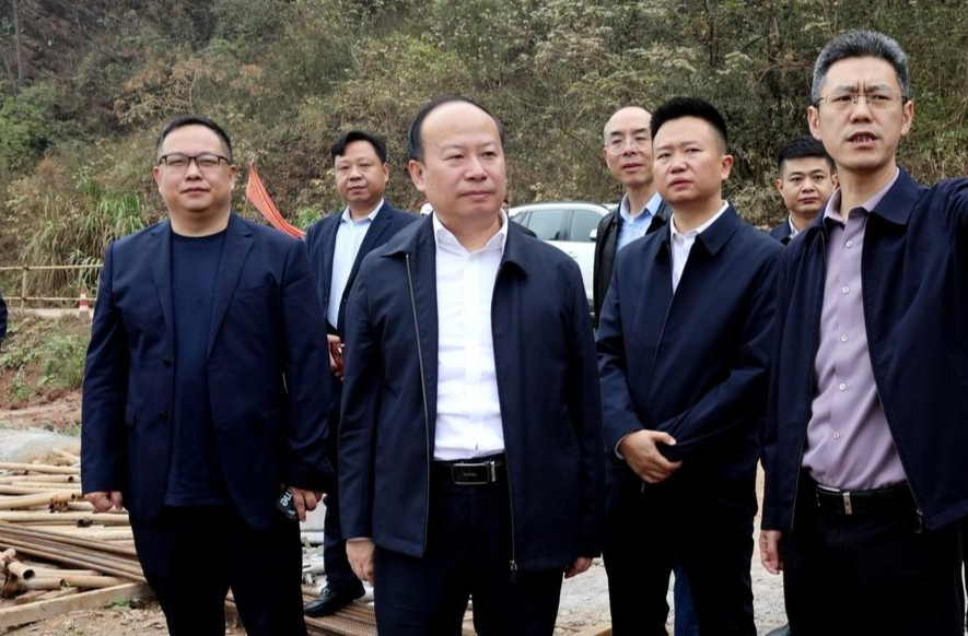 孙浩督导S219界牌至集兵公路提质改造工程建设 全力推进项目建设 改善群众出行条件